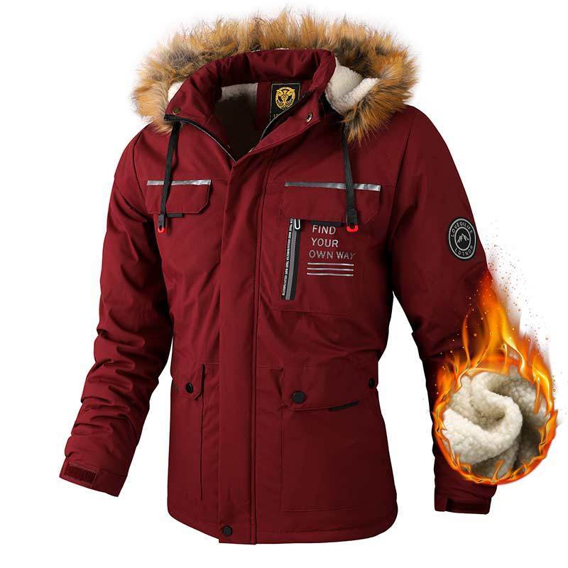 Men’s Windproof Outdoor Hooded Jacket