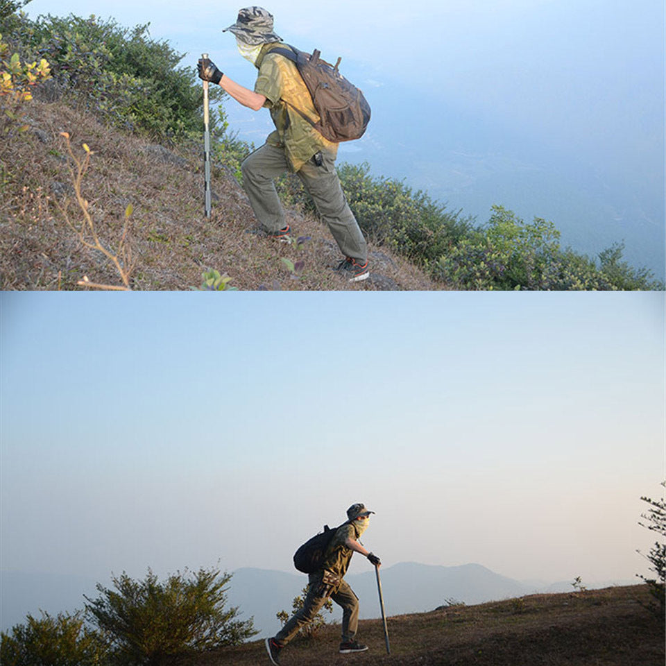Outdoor Tactical Walking Stick – Multifunctional Alpenstock