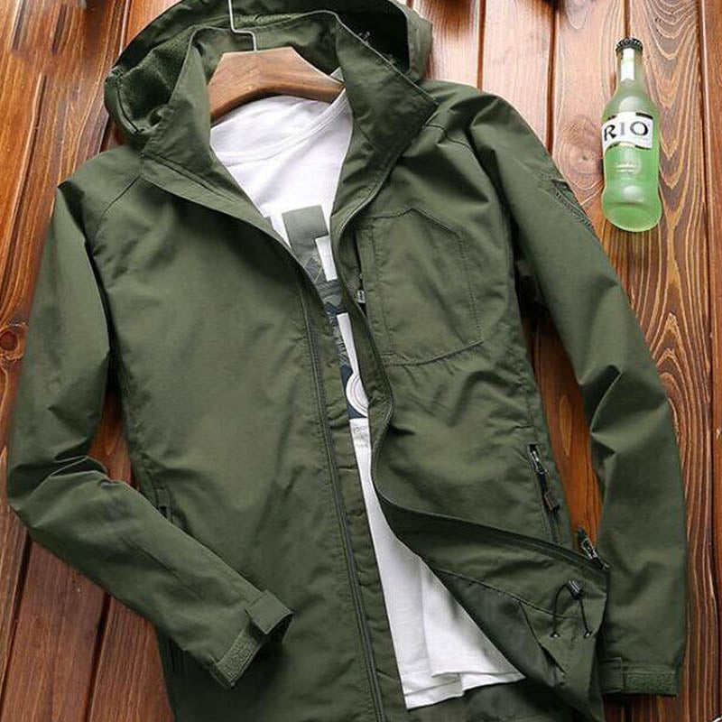 Men’s Autumn & Winter Outdoor Mountaineering Jacket – Casual Velvet