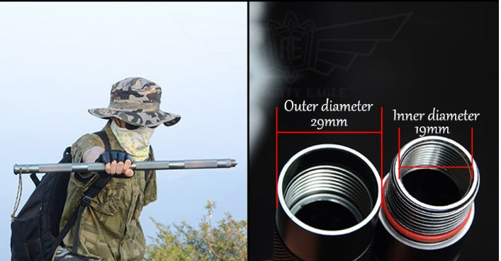 Outdoor Tactical Walking Stick – Multifunctional Alpenstock