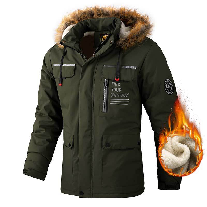 Men’s Windproof Outdoor Hooded Jacket