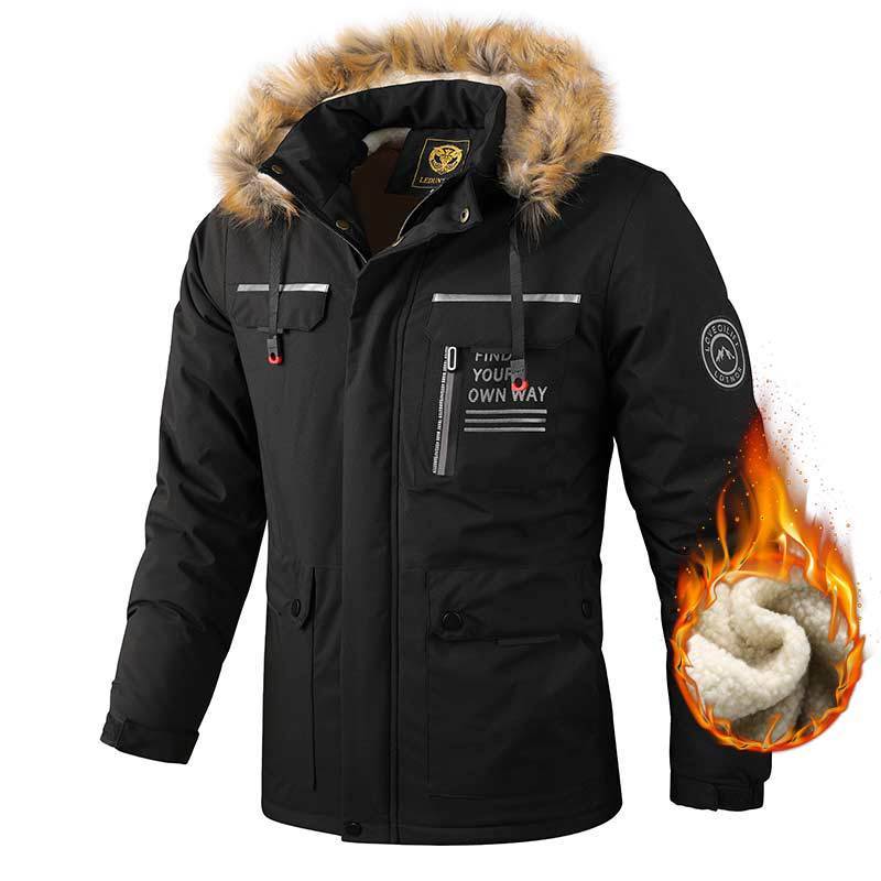 Men’s Windproof Outdoor Hooded Jacket