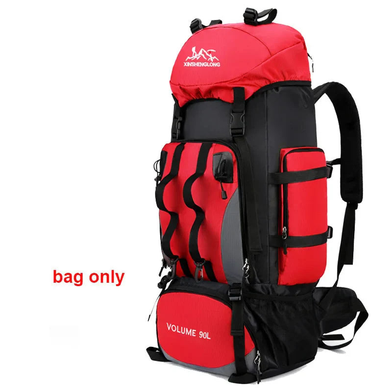 90L Waterproof Hiking & Camping Backpack – Large Capacity Rucksack