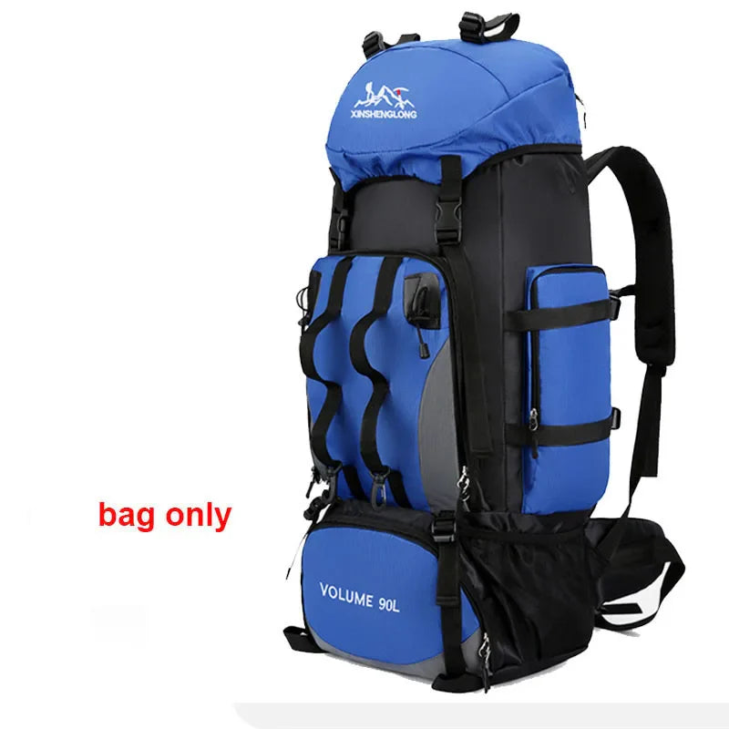 90L Waterproof Hiking & Camping Backpack – Large Capacity Rucksack