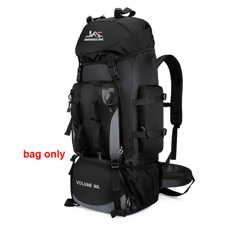 90L Waterproof Hiking & Camping Backpack – Large Capacity Rucksack