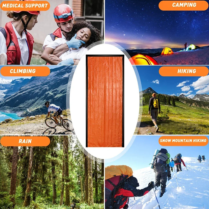 Portable Waterproof Emergency Survival Sleeping Bag – Mylar Thermal Sack