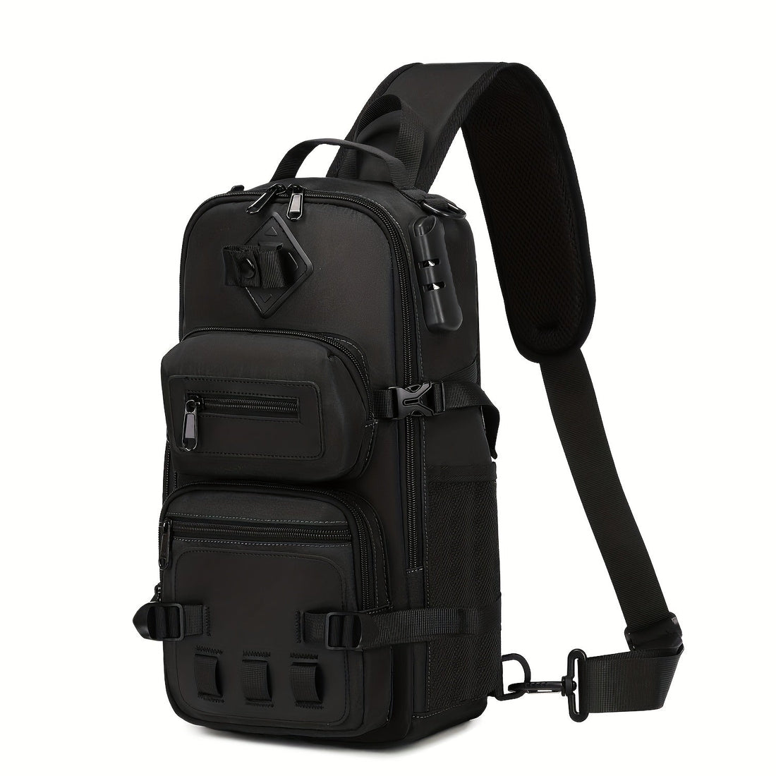 Anti-Theft Sling Bag Men Crossbody Chest Backpack USB Waterproof Travel Bag
