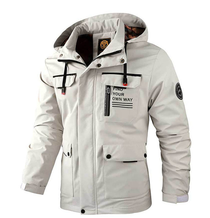 Men’s Windproof Outdoor Hooded Jacket