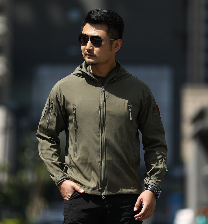 Men’s Outdoor Soft Shell Jacket – Mountaineering & Leisure Sports
