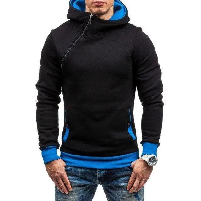 Men’s Slim Fit Hooded Pullover Jacket – Hip Hop Style, Warm Winter Coat