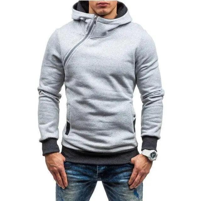 Men’s Slim Fit Hooded Pullover Jacket – Hip Hop Style, Warm Winter Coat